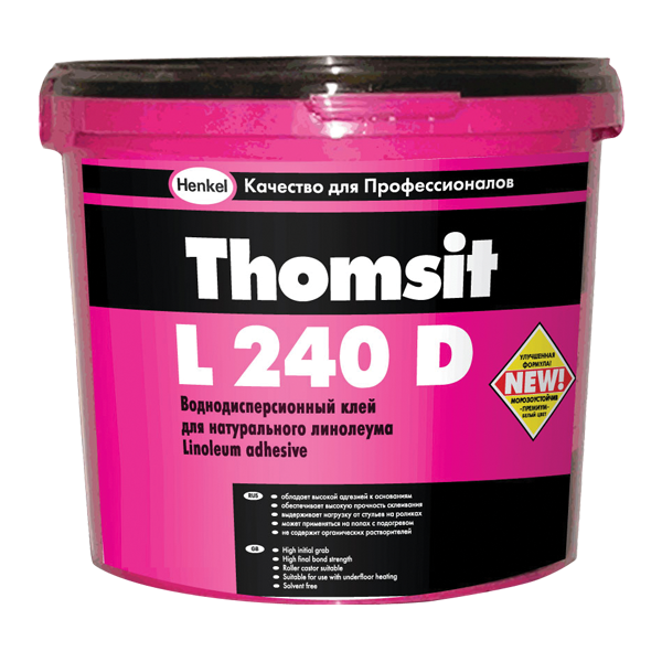 Thomsit L 240D. Специальный водно-дисперсионный клей для натурального линолеума