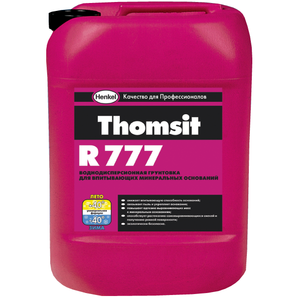 Thomsit R 777. Грунтовка для впитывающих минеральных оснований