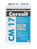 Ceresit СМ 17. Высокоэластичный клей для плитки для наружных и внутренних работ